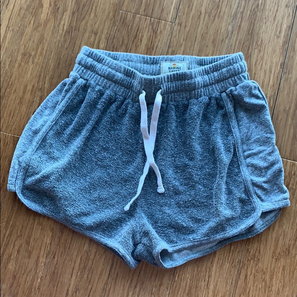 Marine Layer - Terry high waist shorts
